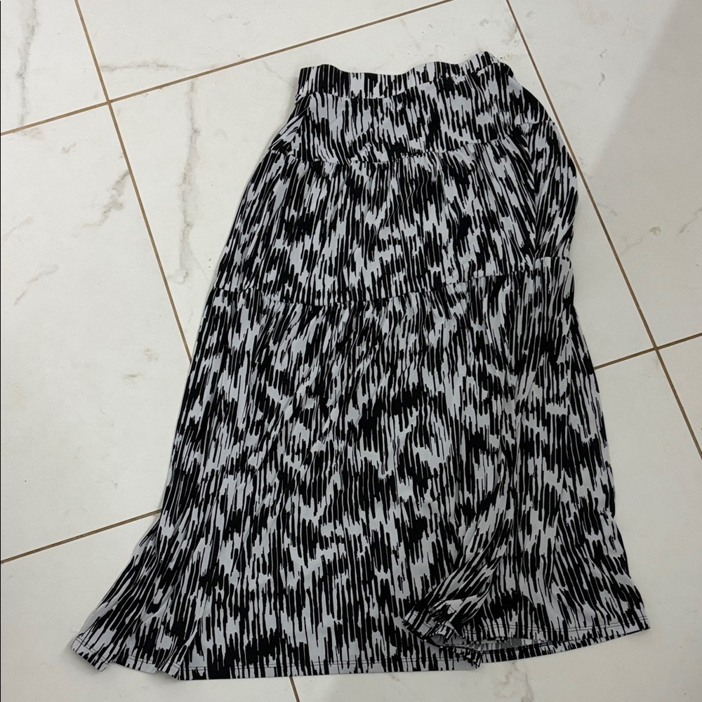 Simply Vera Vera Wang Monochrome A-Line Skirt